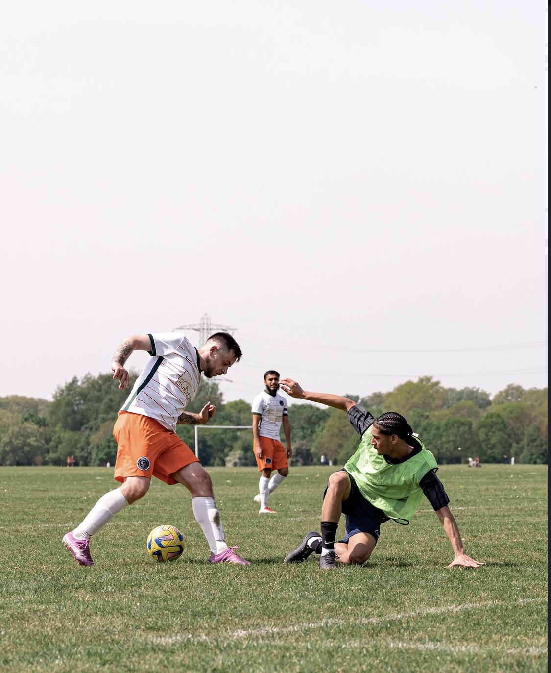 Naughty Nutters FC match action